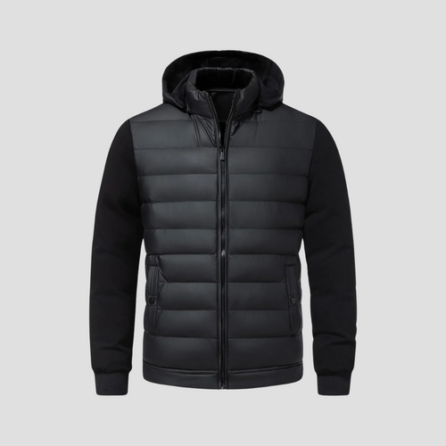  Auvémont Men's Quilted Hooded Puffer Jacket