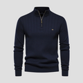  Auvémont Men's Ribbed Quarter-Zip Jumper