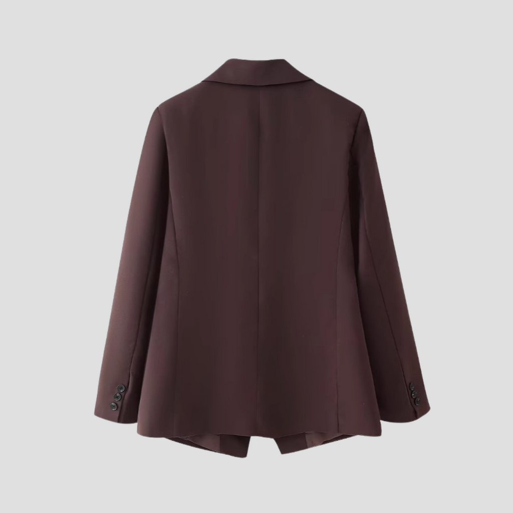  Auvémont Women's Double-Breasted Blazer