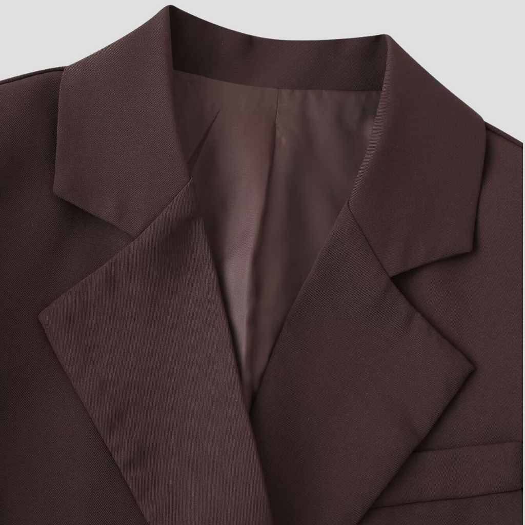  Auvémont Women's Double-Breasted Blazer