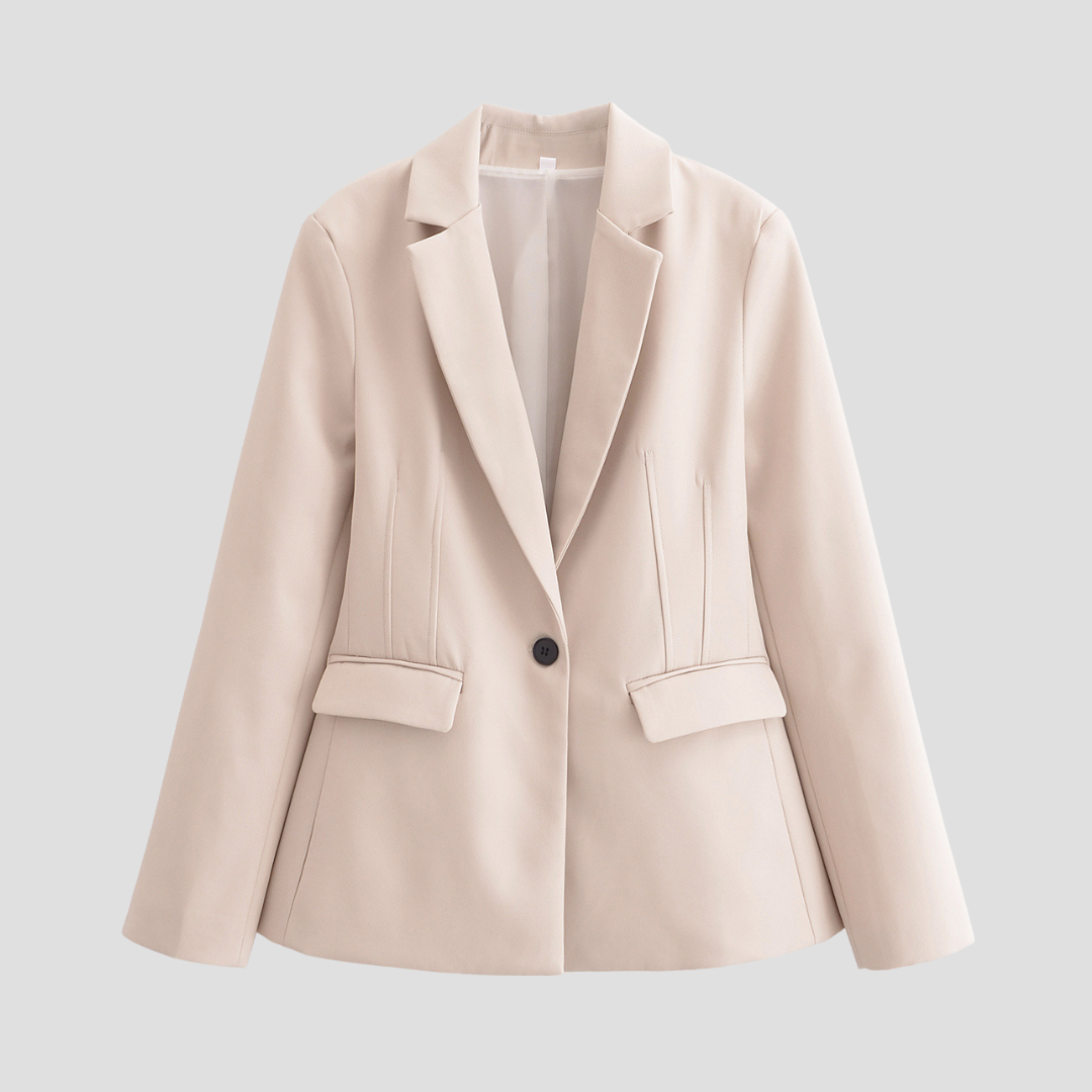  Auvémont Women's Single-Breasted Blazer