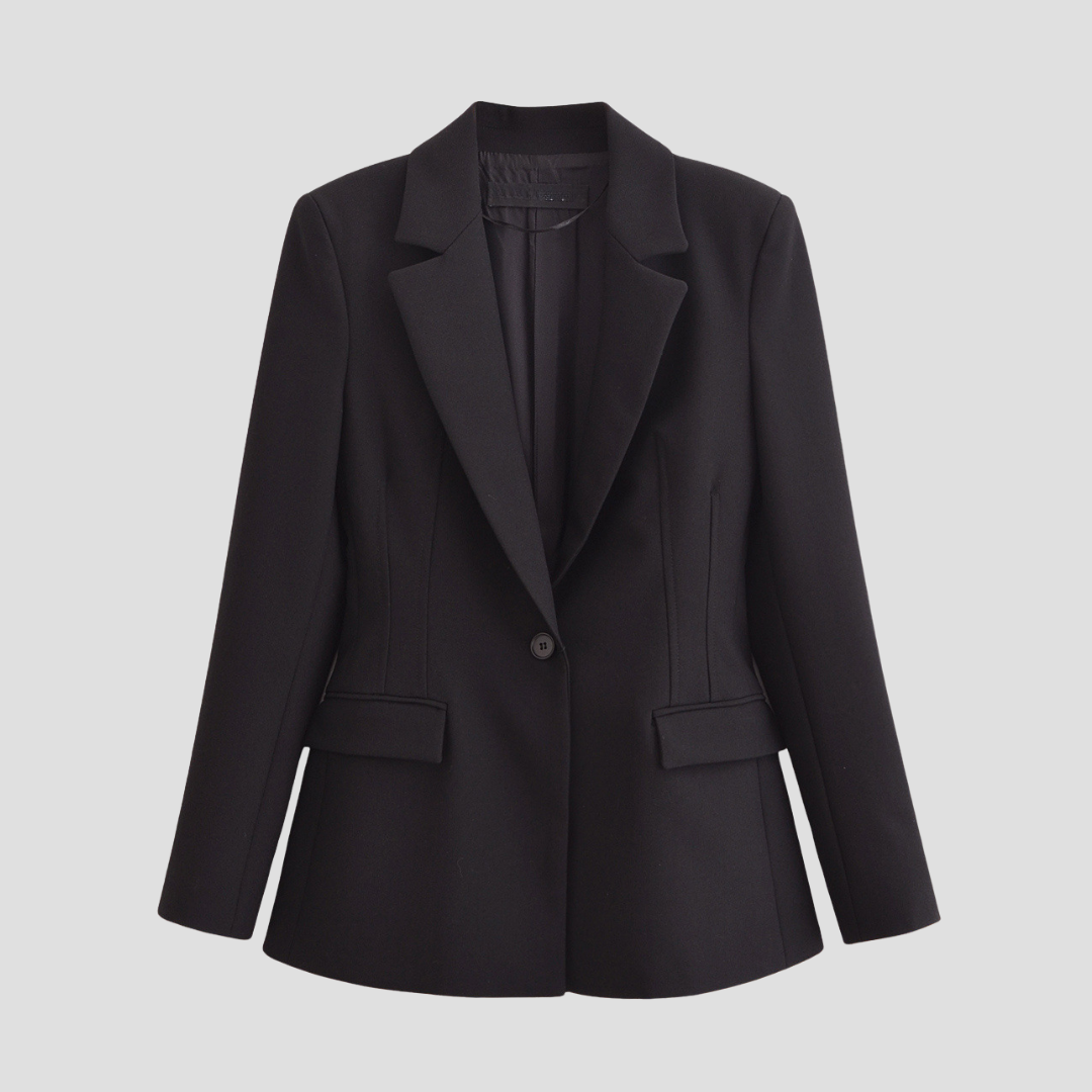  Auvémont Women's Single-Breasted Blazer