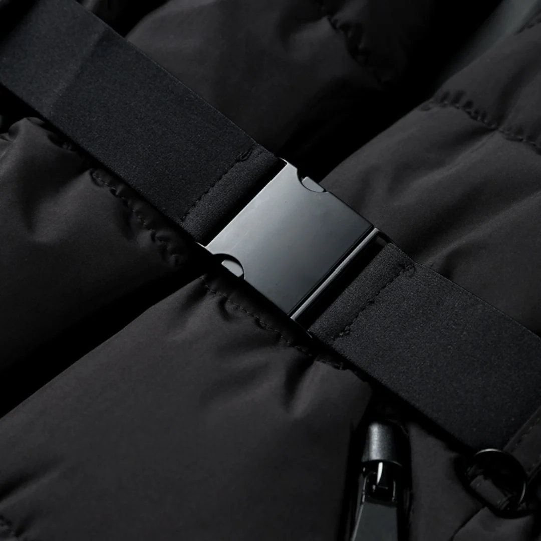  Women's Belted Hooded Puffer Jacket