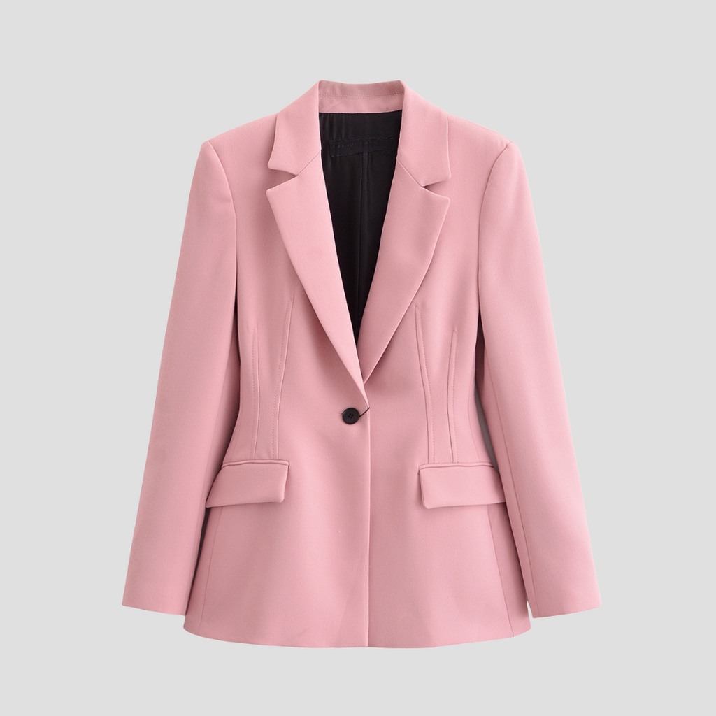  Women's Single-Breasted Blazer